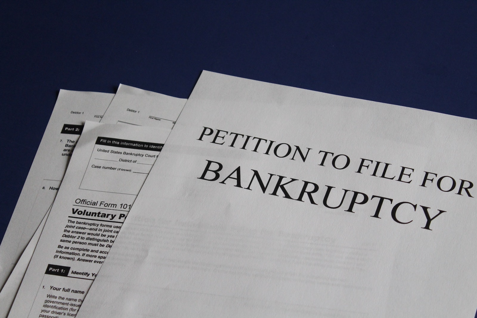 bankruptcy paperwork